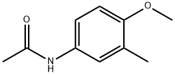 N-(4-methoxy-3-methylphenyl)acetamide 结构式