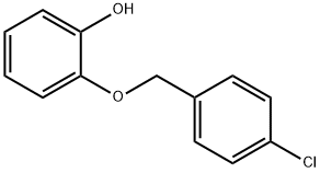 2-((4-氯苄基)氧基)苯酚 结构式
