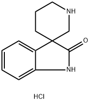 螺[二氢吲哚并-3,3-哌啶]-2-酮盐酸 结构式