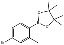4-溴-2-甲基苯硼酸频哪酯 结构式