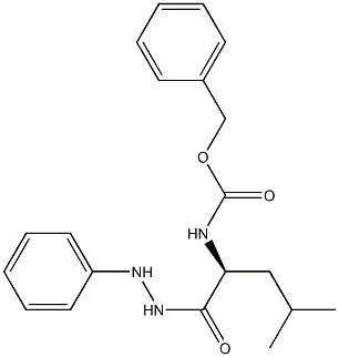 L-Leucine,N-[(phenylmethoxy)carbonyl]-, 2-phenylhydrazide 结构式