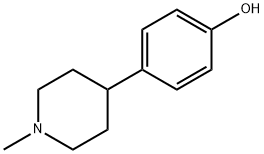 4-(1-methylpiperidin-4-yl)phenol 结构式