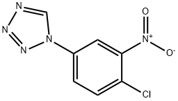 1-(4-氯-3-硝基苯基)-1H-1,2,3,4-四唑 结构式