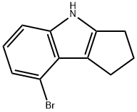 8-溴-1,2,3,4-四氢环戊二烯并[B]吲哚 结构式