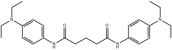 N,N'-bis[4-(diethylamino)phenyl]pentanediamide 结构式