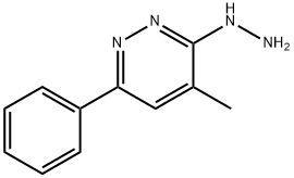 (4-Methyl-6-phenyl-pyridazin-3-yl)-hydrazine 结构式