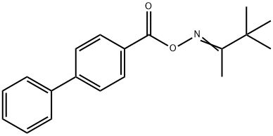 3,3-dimethyl-2-butanone O-(4-biphenylylcarbonyl)oxime 结构式