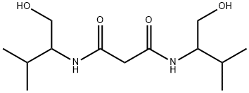 N,N'-bis[1-(hydroxymethyl)-2-methylpropyl]malonamide 结构式