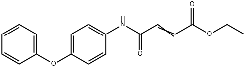 ethyl 4-oxo-4-[(4-phenoxyphenyl)amino]-2-butenoate 结构式