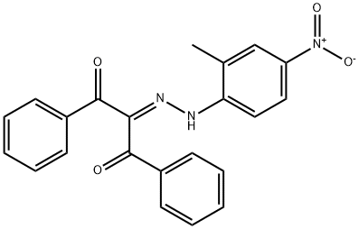 2-[(2-methyl-4-nitrophenyl)hydrazono]-1,3-diphenyl-1,3-propanedione 结构式