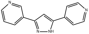 3-[3-(4-PYRIDYL)-1H-PYRAZOL-5-YL]PYRIDINE 结构式