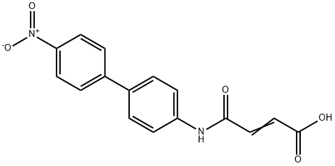 4-((4-NITRO-[1,1-BIPHENYL]-4-YL)AMINO)-4-OXOBUT-2-ENOIC ACID 结构式