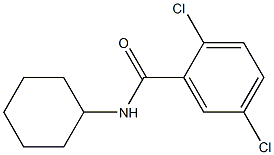 2,5-二氯-N-环己基苯甲酰胺 结构式