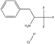 1,1,1-trifluoro-3-phenylpropan-2-amine:hydrochloride 结构式