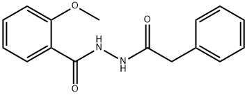 2-methoxy-N'-(phenylacetyl)benzohydrazide 结构式