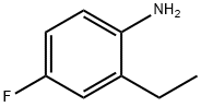 2-乙基-4-氟苯胺 结构式