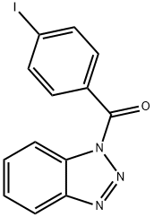 1-(4-iodobenzoyl)-1H-1,2,3-benzotriazole 结构式