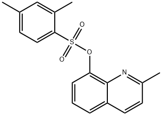 2-methylquinolin-8-yl 2,4-dimethylbenzenesulfonate 结构式