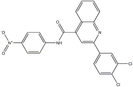 2-(3,4-dichlorophenyl)-N-(4-nitrophenyl)quinoline-4-carboxamide