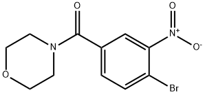 4-(4-溴-3-硝基苯基)吗啉 结构式