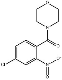 (4-chloro-2-nitrophenyl)(morpholin-4-yl)methanone 结构式