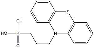 Phosphonic acid, [3-(10H-phenothiazin-10-yl)propyl]- 结构式