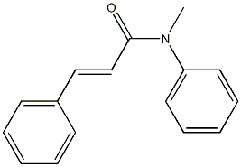 N-methyl-N,3-diphenyl-prop-2-enamide 结构式
