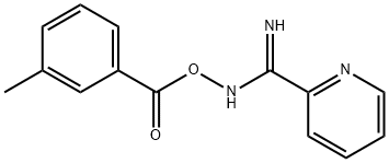 N'-{[(3-methylphenyl)carbonyl]oxy}pyridine-2-carboximidamide 结构式