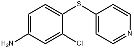 3-Chloro-4-(pyridin-4-ylsulfanyl)-phenylamine 结构式