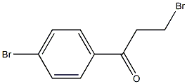 3-溴-1-(4-溴苯基)丙烷-1-酮 结构式