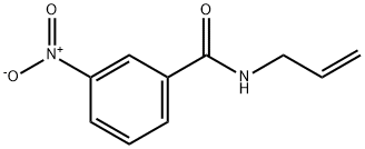 3-nitro-N-(prop-2-en-1-yl)benzamide 结构式