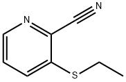 3-Ethylsulfanyl-pyridine-2-carbonitrile 结构式