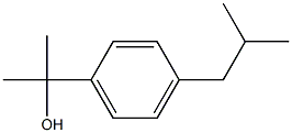 2-(4-异丁基苯基)丙-2-醇 结构式