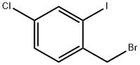 4-氯-2-碘溴苄 结构式