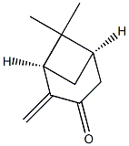 Bicyclo[3.1.1]heptan-3-one, 6,6-dimethyl-2-methylene-, (1R,5R)- 结构式