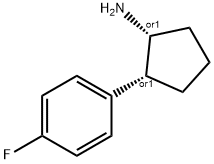 (1R,2R)-2-(4-fluorophenyl)cyclopentan-1-amine 结构式