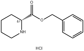 R-哌啶-2-羧酸苄酯盐酸盐 结构式