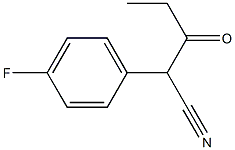 2-(4-fluorophenyl)-3-oxopentanenitrile 结构式