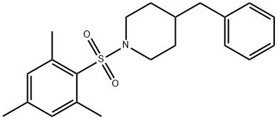 4-benzyl-1-(mesitylsulfonyl)piperidine 结构式