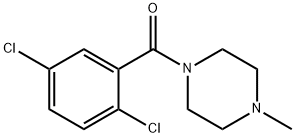 (2,5-dichlorophenyl)(4-methylpiperazin-1-yl)methanone 结构式