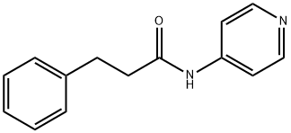 3-phenyl-N-pyridin-4-ylpropanamide 结构式