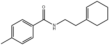 N-(2-(cyclohex-1-en-1-yl)ethyl)-4-methylbenzamide 结构式