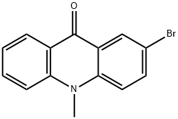 2-Bromo-10-methyl-10H-acridin-9-one 结构式