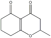 2H-1-Benzopyran-4,5(3H,6H)-dione, 7,8-dihydro-2-methyl- 结构式