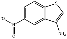 5-Nitrobenzo[b]thiophen-3-amine 结构式