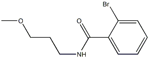 2-溴-N-(3-甲氧基丙基)苯甲酰胺 结构式