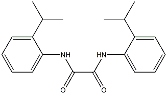 N,N'-bis(2-propan-2-ylphenyl)oxamide 结构式