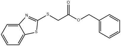 benzyl (1,3-benzothiazol-2-ylsulfanyl)acetate 结构式