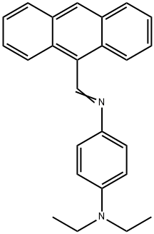 N'-(9-anthrylmethylene)-N,N-diethyl-1,4-benzenediamine 结构式