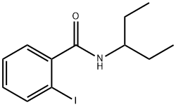 2-iodo-N-(pentan-3-yl)benzamide 结构式